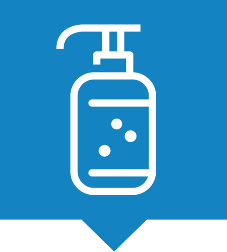 Personal care market icon.