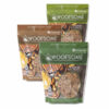 three bags of Woofsome dog treats by Printpack Preserve