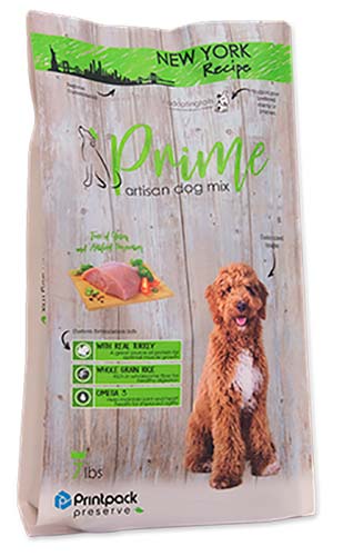 a bag of Prime Artisan Dog food from Printpack Preserve