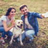 Couple and Dog Selfie