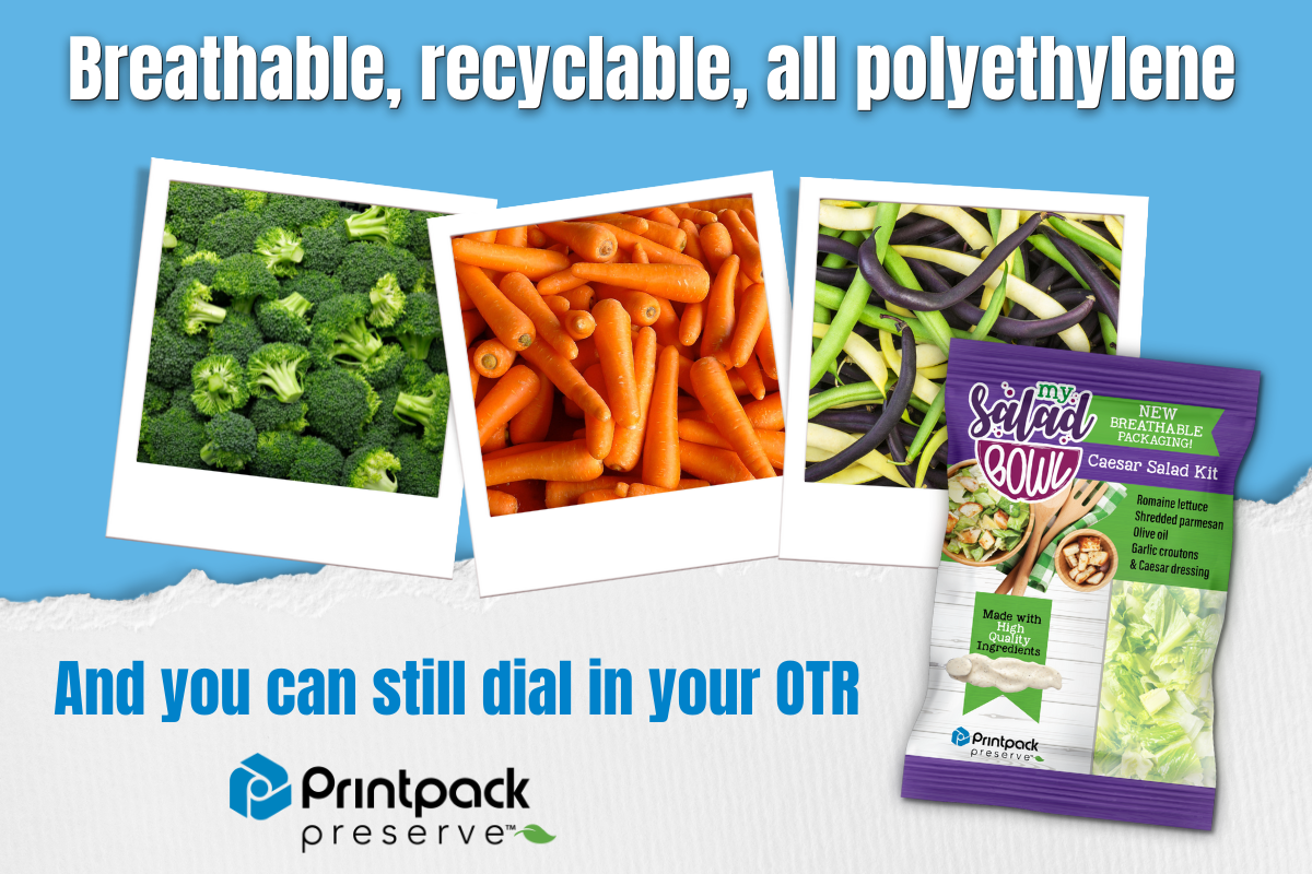 Printpack Expands Line of How2Recycle Ready Breathable Films for Produce