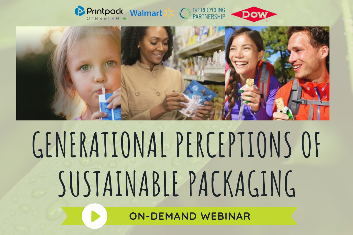 Generational Influences Impacting the Perception of Sustainable Packaging: On-Demand Webinar