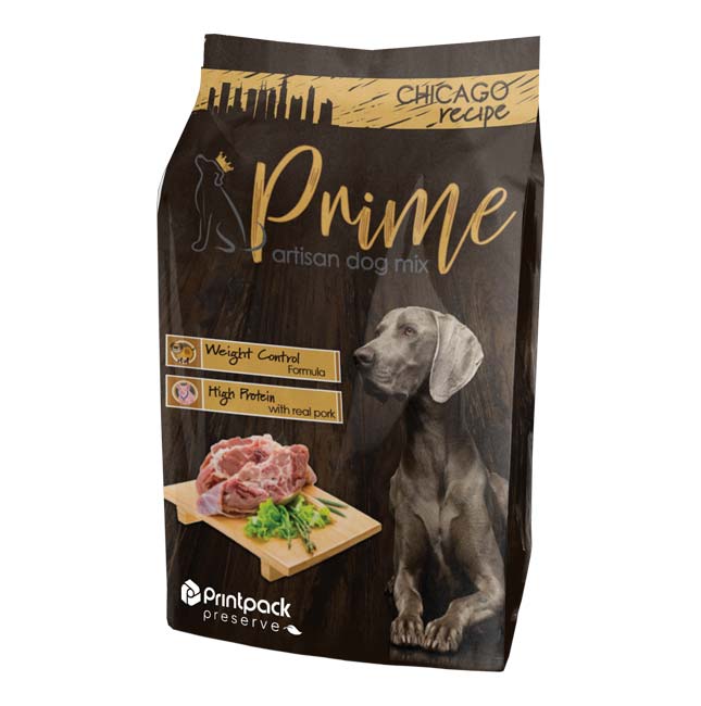 Large format quad seal bag from Printpack Preserve
