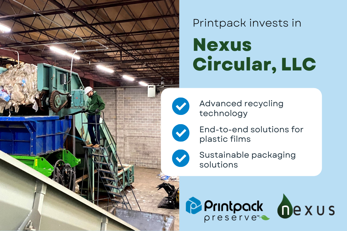 Printpack Invests in Nexus Circular