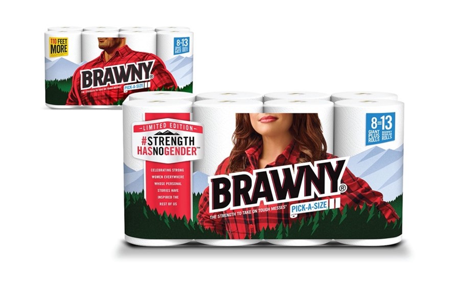 Brawny Smart Packaging Womens History Month
