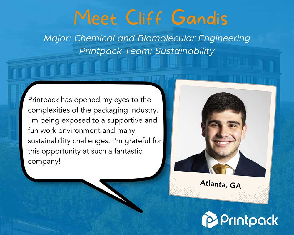 intern testimonial from Cliff Gandis