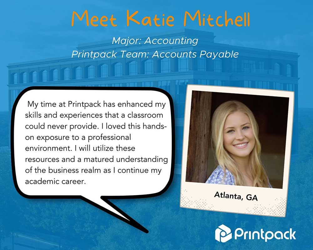 intern testimonial from Katie Mitchell