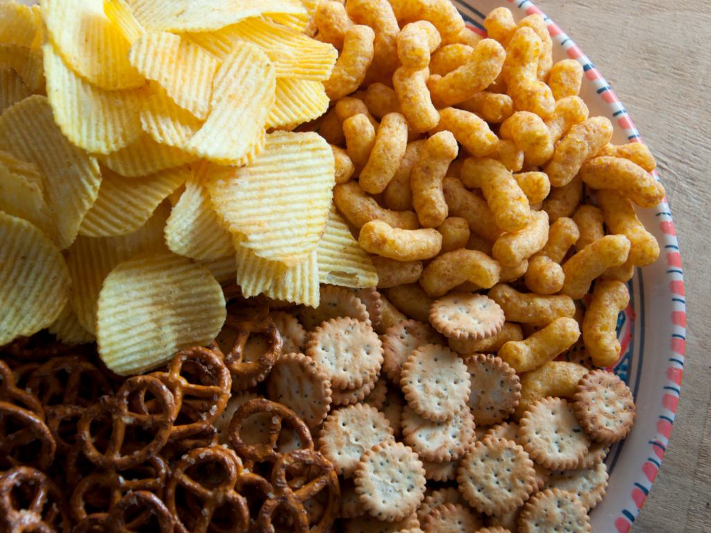 salty snack packaging spec finder